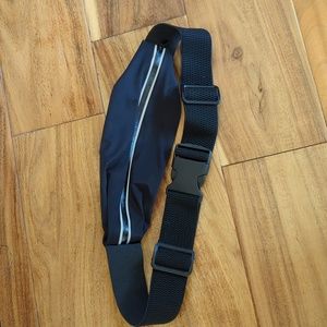 Black and Clear Portholic Belt Bag Waist Fanny Pack Travel Phone Run